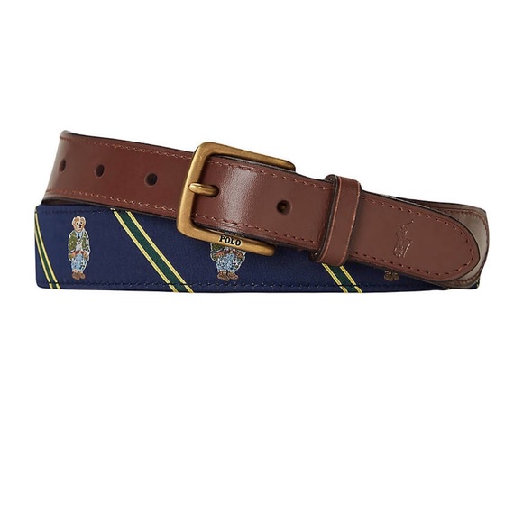 polo ralph lauren bear belt
